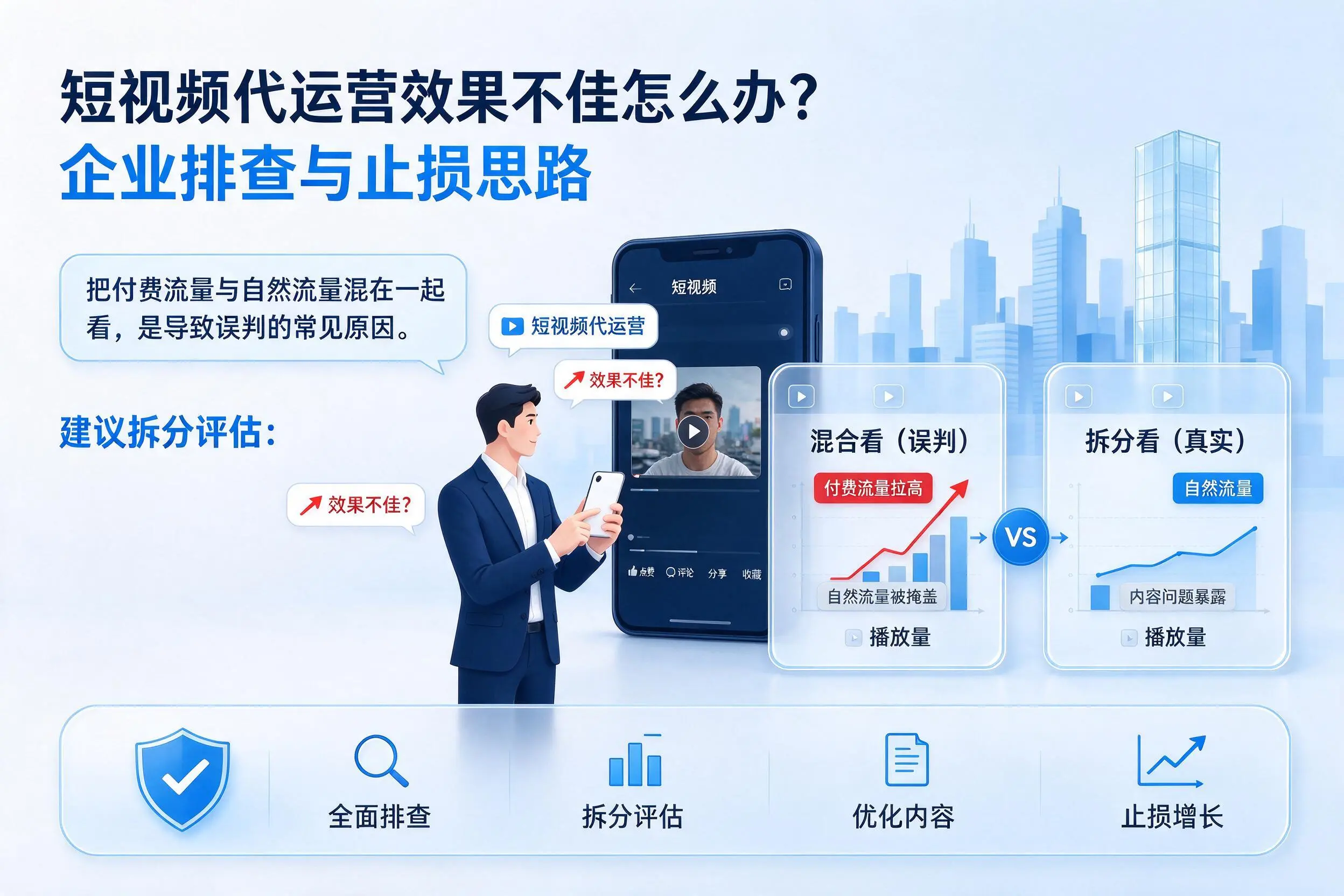 短视频代运营效果不佳怎么办？德宏企业排查与止损思路