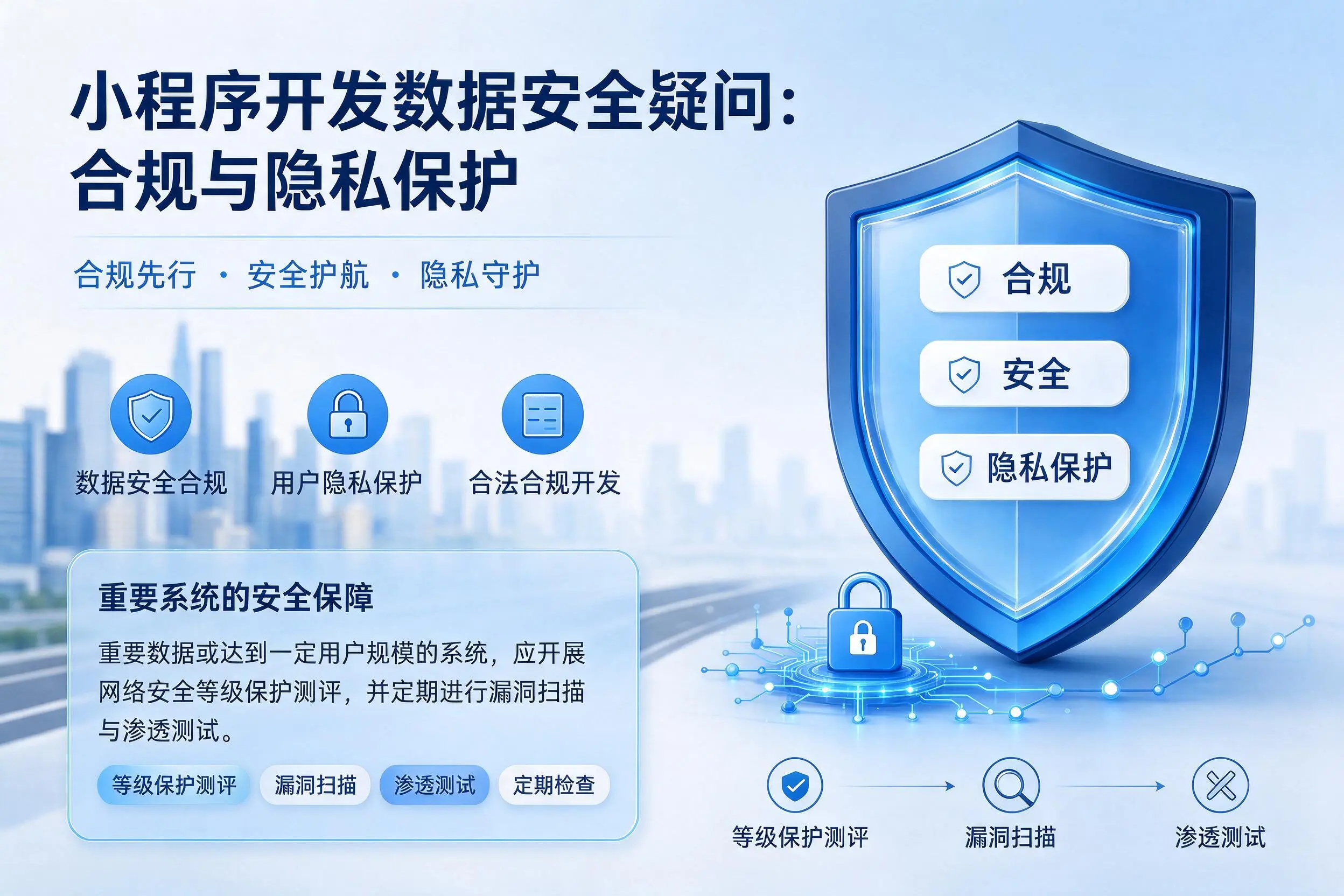 德宏小程序开发数据安全疑问：合规与隐私保护