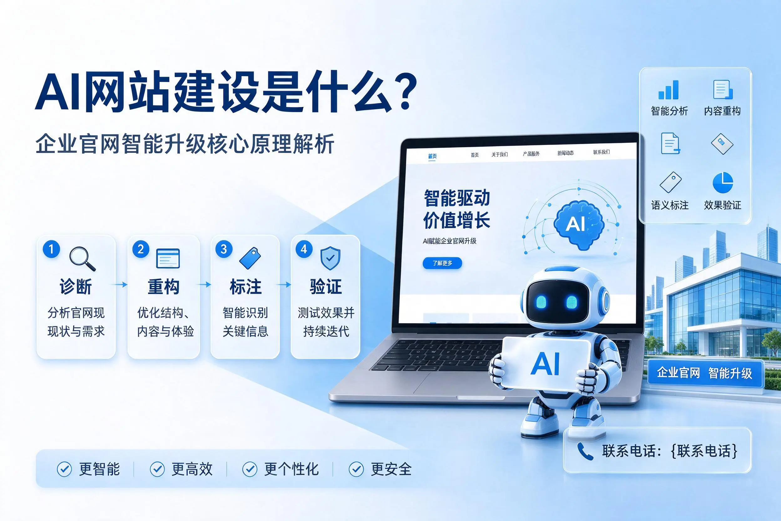 AI网站建设是什么?德宏企业官网智能升级核心原理解析