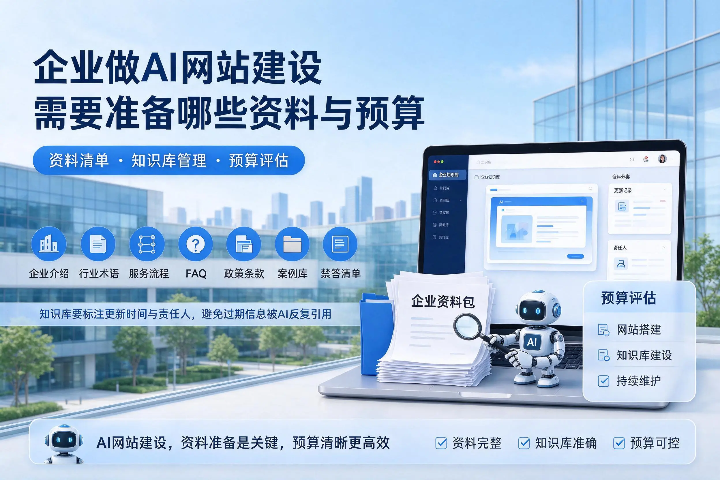 德宏企业做AI网站建设需要准备哪些资料与预算