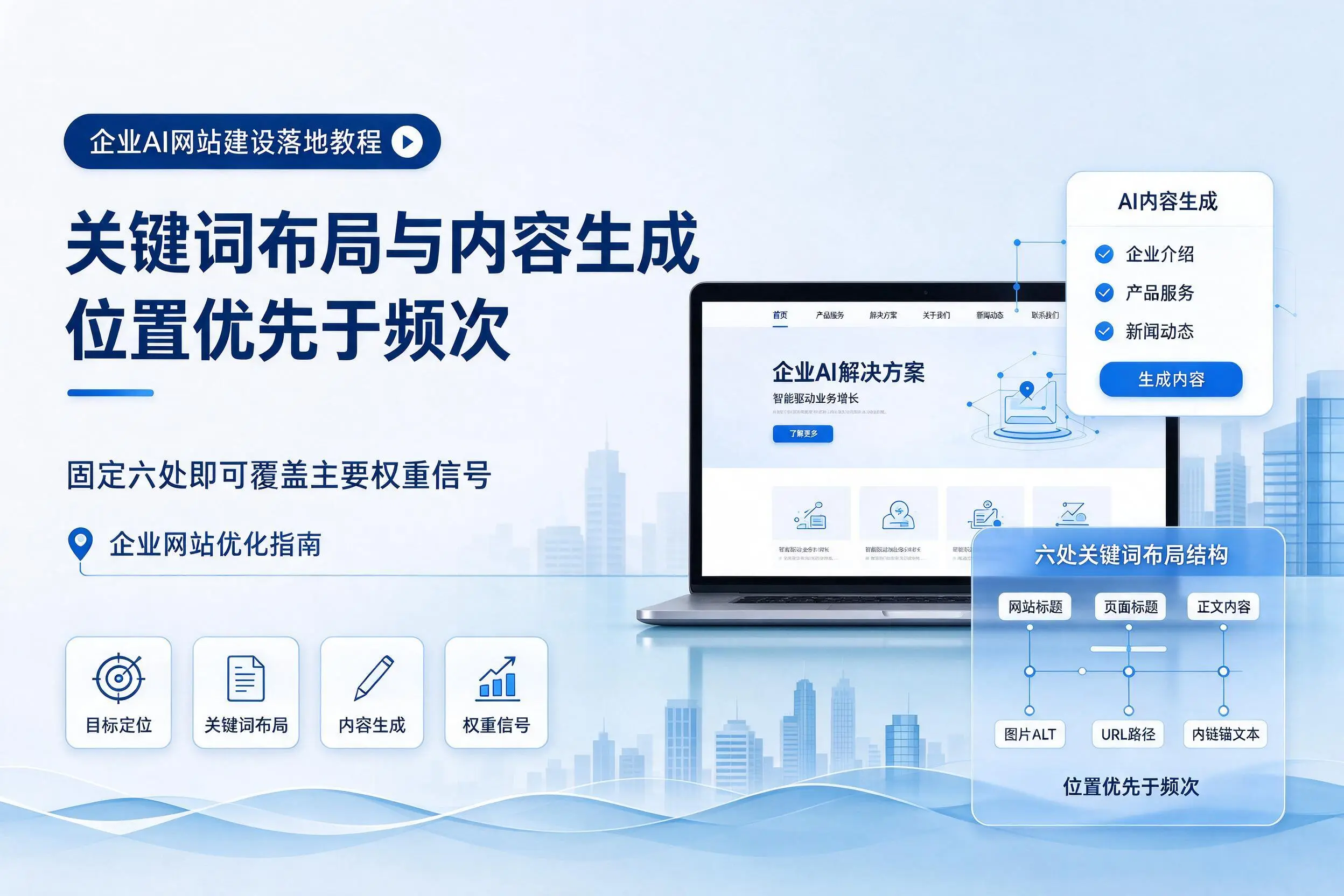 德宏企业AI网站建设落地教程:关键词布局与内容生成